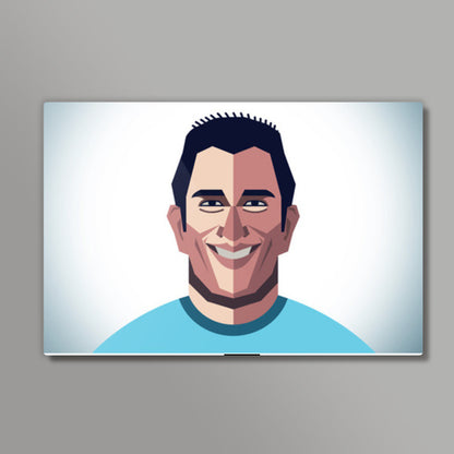 Dhoni Abstract Geometric Wall Art