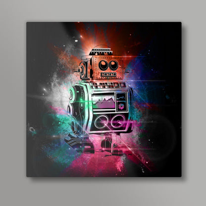 Retro Droid Star Wars Robot Square Art Prints