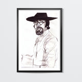 Bollywood superstar Amitabh Bachchan excelled in his role as Anthony Gonsalves in the movie Amar Akbar Anthony Wall Art