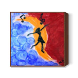 Free Soul | Finger Painting | Abstract | Square Art Prints