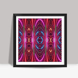 Fractal Abstract Colorful Lines Digital Futuristic Art Background  Square Art Prints