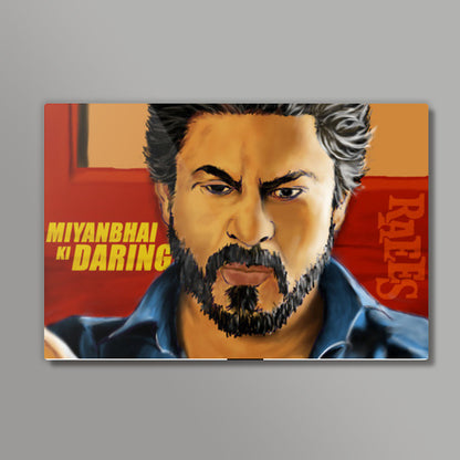 Raees Shah Rukh Khan Artwork Wall Art