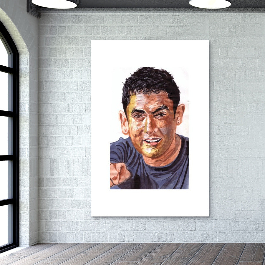 Superstar Aamir Khan shows the force of self-belief  Wall Art