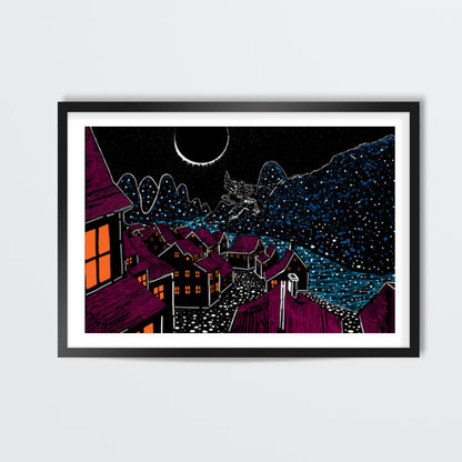 moon light Wall Art