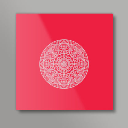Rangoli Art Square Art Prints