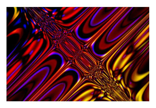PosterGully Specials, Psychedelic reflections ! Wall Art