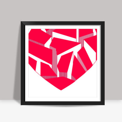 Tectonic Heart ! Square Art Prints