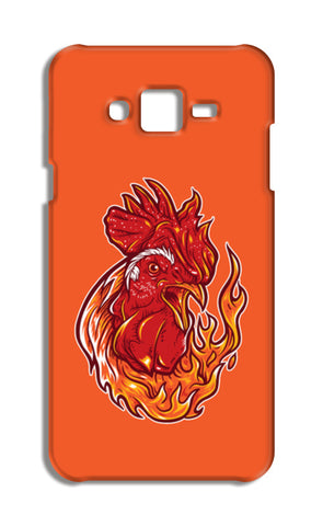 Rooster On Fire Samsung Galaxy J7 Cases