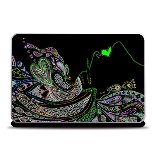 Gypsy in Neon Laptop Skins