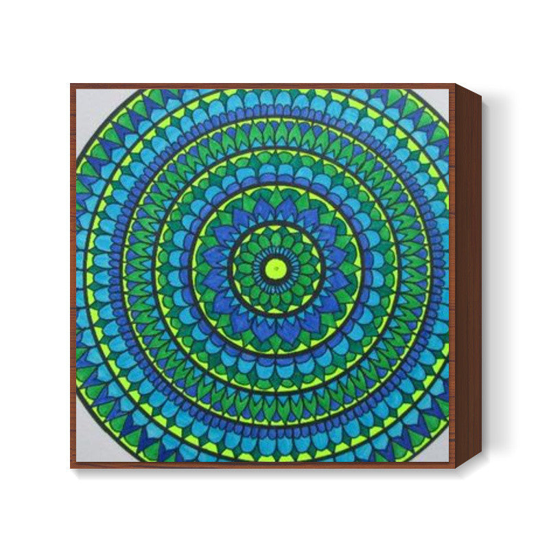 The Bleen Mandala Square Art | Jasmine Kaur Lotey