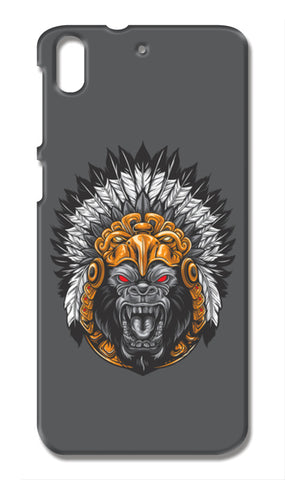 Gorilla Wearing Aztec Headdress HTC Desire 728G Cases