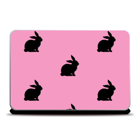 Bunnies Pink Laptop Skins