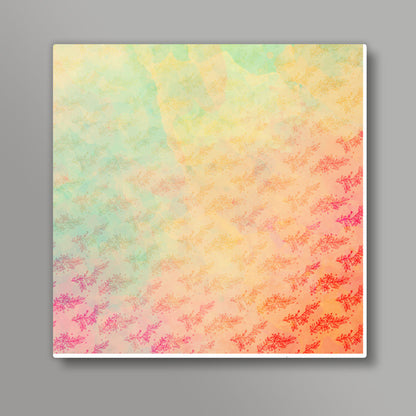 Water Colour Floral Print Square Art Prints