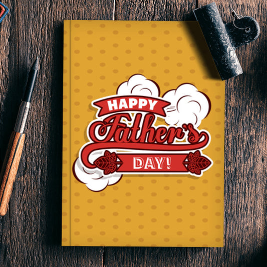 Happy Fathers Day Cool Art Sticker | #Fathers Day Special  Notebook