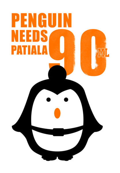 Penguin Needs Patiala 90ML Wall Art