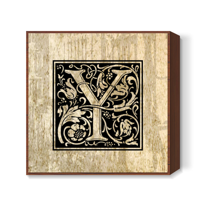 Ornate Y Square Art Prints