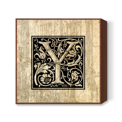 Ornate Y Square Art Prints