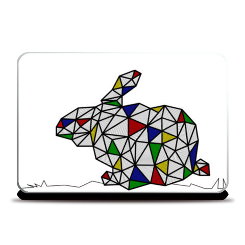 minimalist art rabbit hand drawn  Laptop Skins