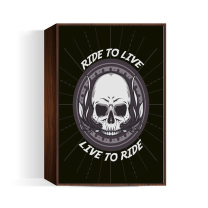 Skull | Bike Rider Wall Art