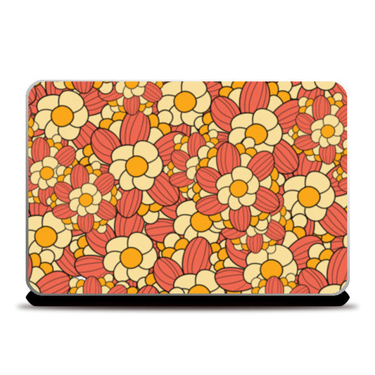 Laptop Skins, Flowers Pattern Laptop Skins