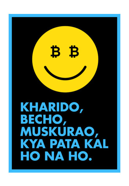 Kal ho na ho bitcoin Wall Art