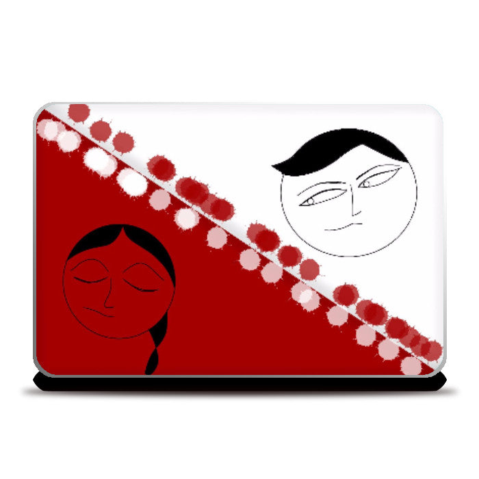 Laptop Skins, When a couple fights R&W Laptop Skins | Pratyasha Nithin, - PosterGully