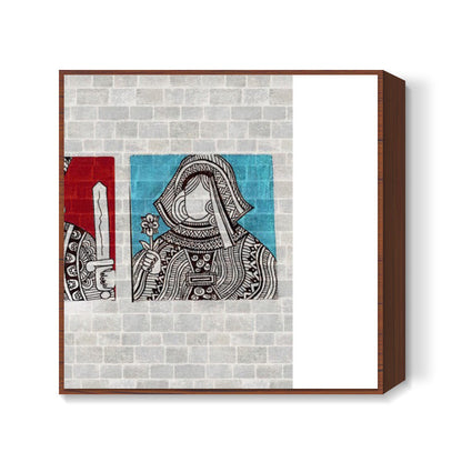 roi et reine Square Art Prints