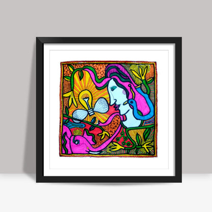 firefly2 Square Art Prints
