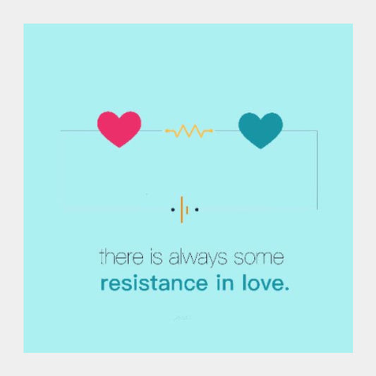 Square Art Prints, About the resistance in love