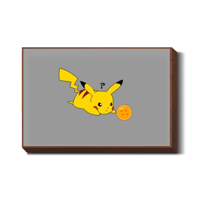 Pikachu Pokemon Dragon Ball z Mash Wall Art