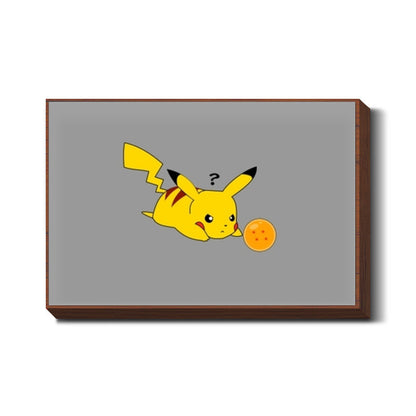 Pikachu Pokemon Dragon Ball z Mash Wall Art