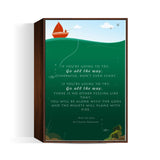 Roll the Dice Quote Wall Art | Aritra Sen