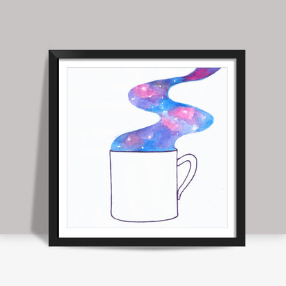 Coffee magic art print Square Art Prints