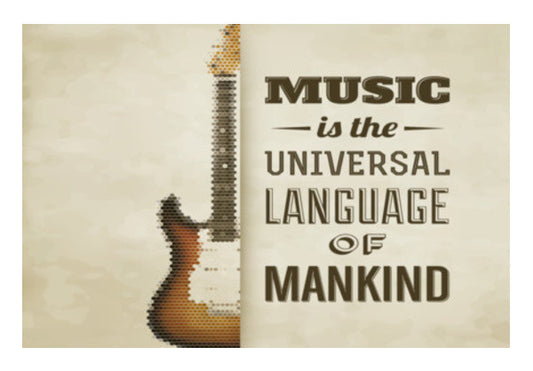 Music Message Wall Art