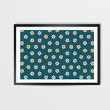 Blue and Yellow Floral Wall Art