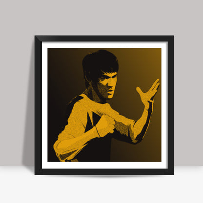 bruce lee Square Art Prints