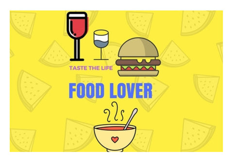 The Food Lover Art PosterGully Specials