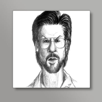 Shah Rukh Khan | Caricature Square Art Prints