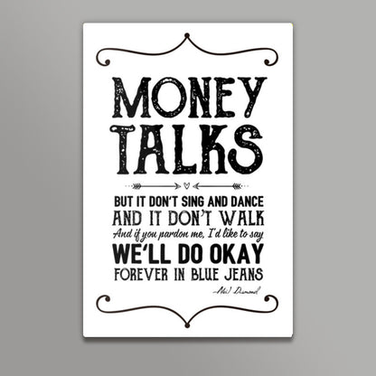 Money talks Wall Art