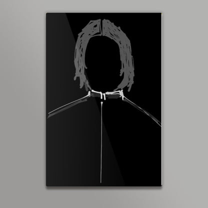 Snape Harry Potter Minimal Doodle Wall Art