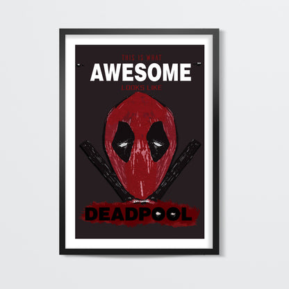 Deadpool Looks Wall Art