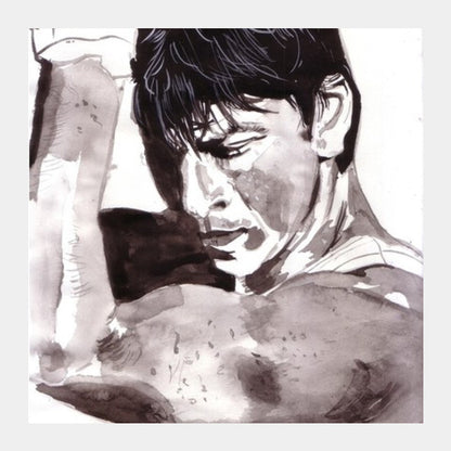 For Shah Rukh Khan, passion is everything! Square Art Prints