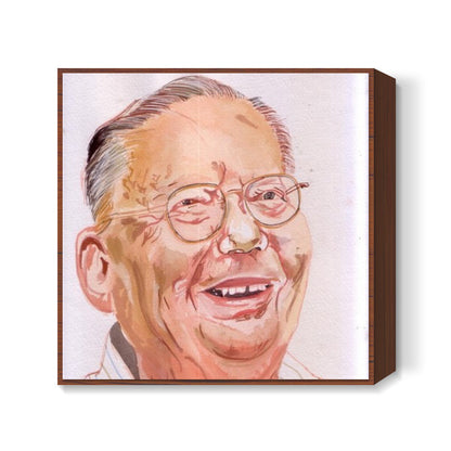 Ruskin Bond is a wonderful writer Square Art Prints