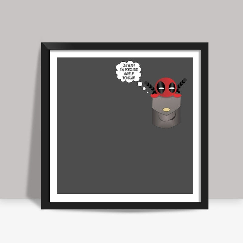 Pocket Deadpool Square Art Prints