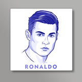 Football Legends - Ronaldo Square Art Prints