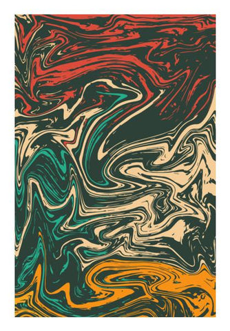 PosterGully Specials, Colorful Marble Wall Art