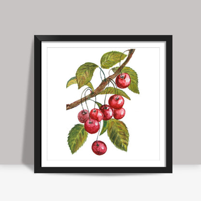 Cherries Square Art Prints