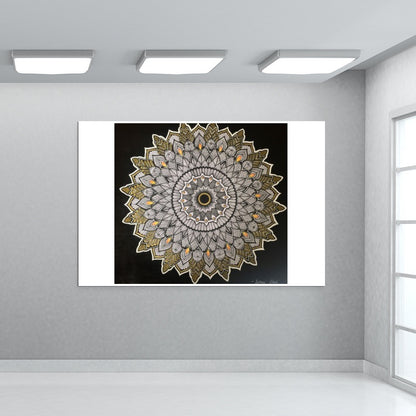 Marigold Mandala Wall Art