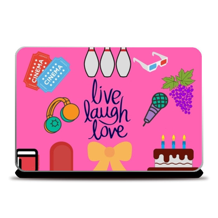 Live Laugh Love Laptop Skins