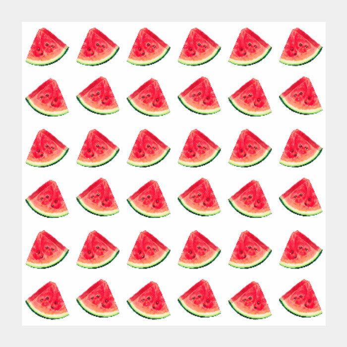Square Art Prints, Watermelon Pattern Square Art